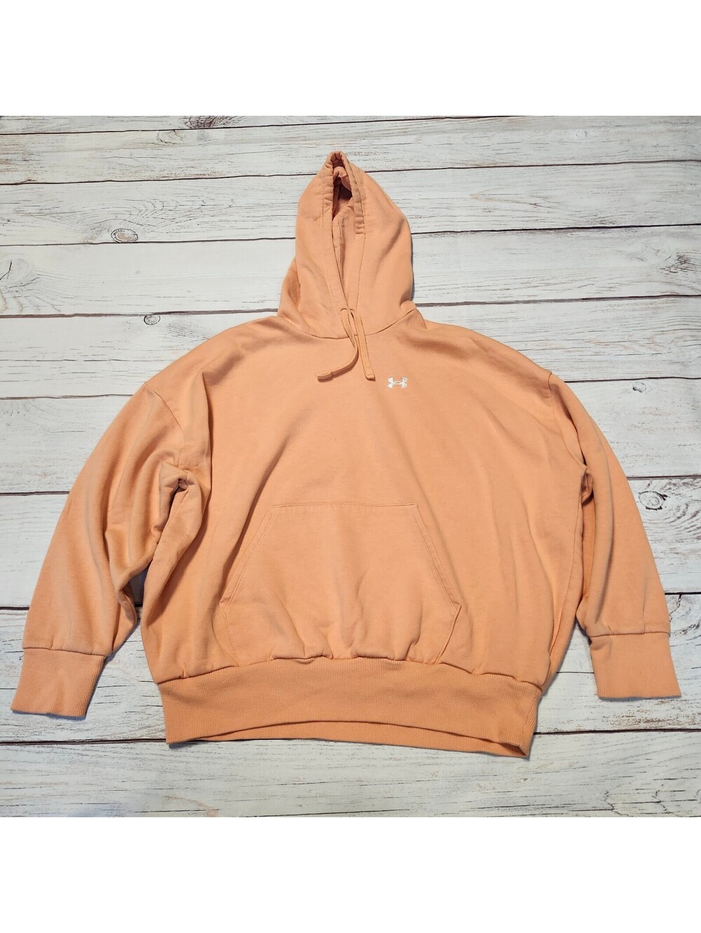 Under Armour Peach Hoodie Sweatshirt Women's Size Small
